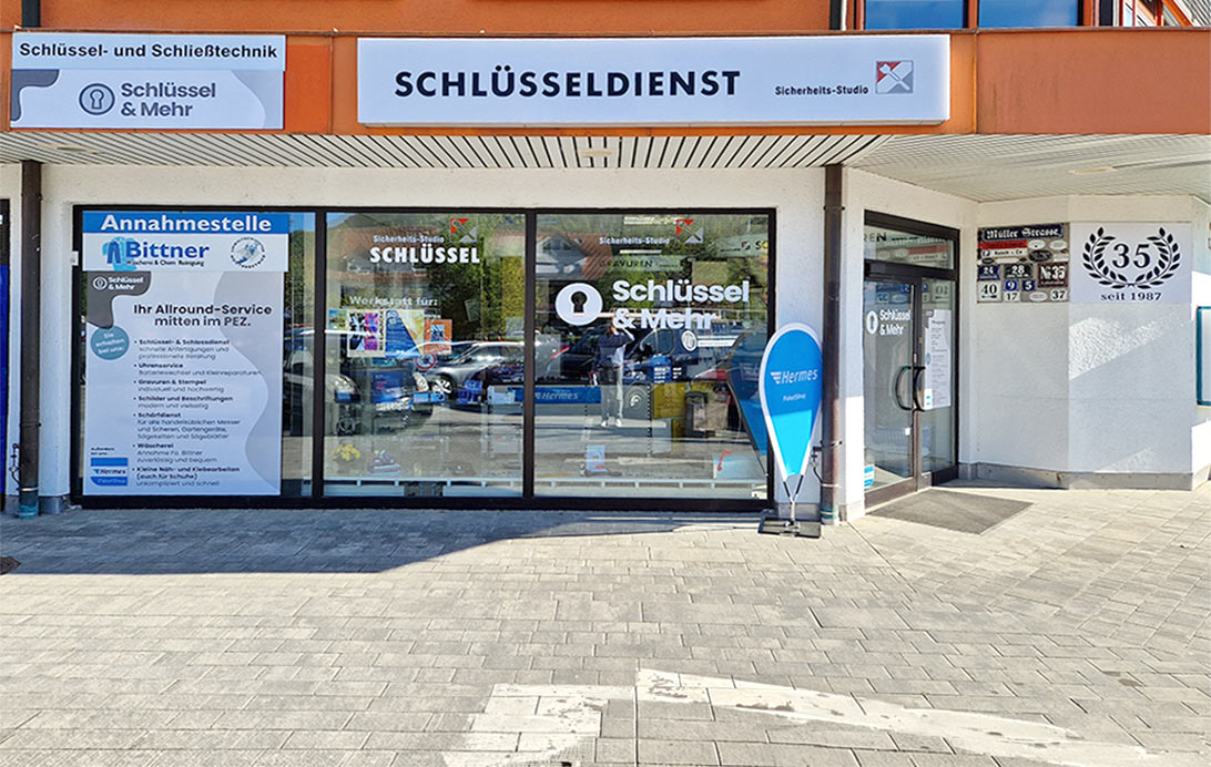 Schlüssel & Mehr. Sicherheitsfachgeschäft, Schlüsseldienst und weitere Dienstleistungen